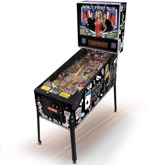 These Games Will Not Operate In Countries With 50 Cycle - World Poker Tour Pinball Machine (499x554), Png Download