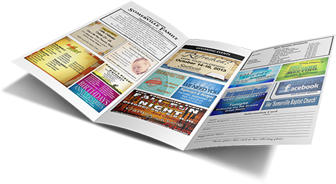 Somerville Baptist Church Creates Weekly Bulletins - Jpeg (500x300), Png Download