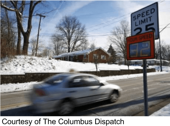 Police Chief Larry Rinehart Appreciates Radarsign's - Snow (606x450), Png Download