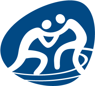 Rio 2016 Olympics Wrestling - Rio Olympic Wrestling Symbol (350x350), Png Download