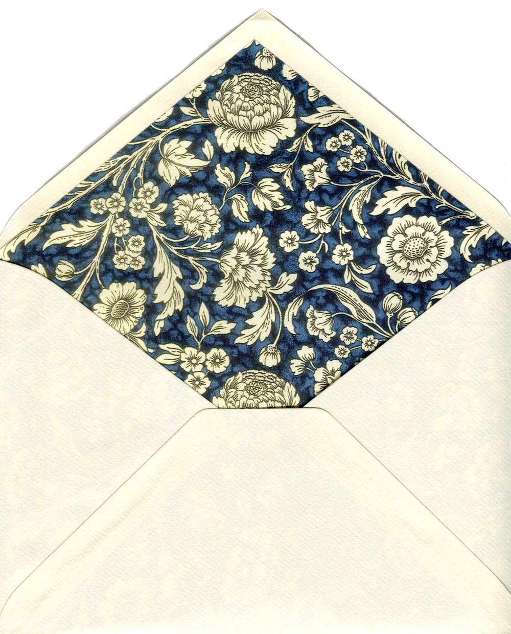 Sobre Flores Beige Con Fondo Azul - Paper (1000x1241), Png Download