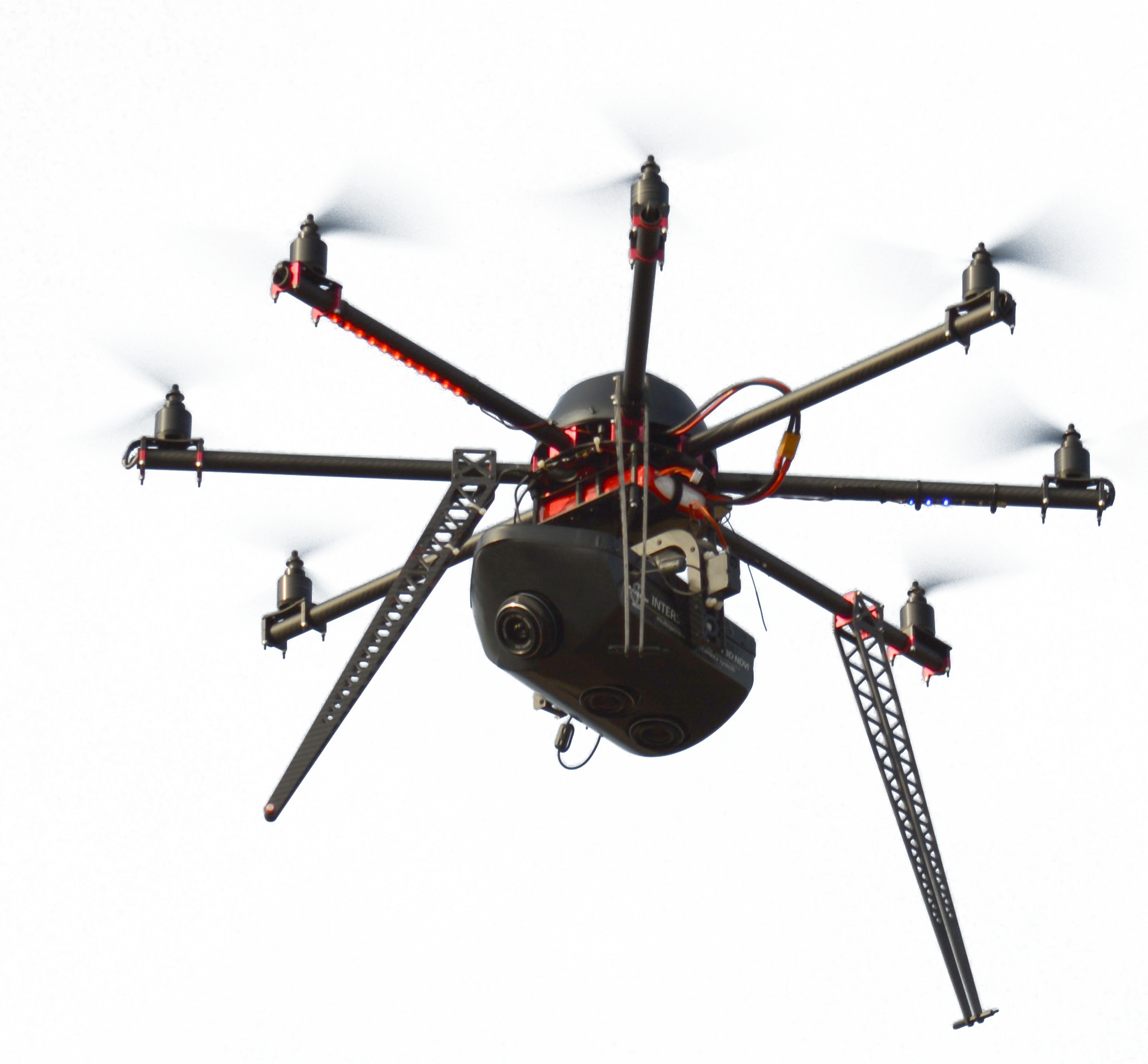 Interspect Uav B - Drohne Quadcopter 2 Große Wanduhr (2076x1924), Png Download