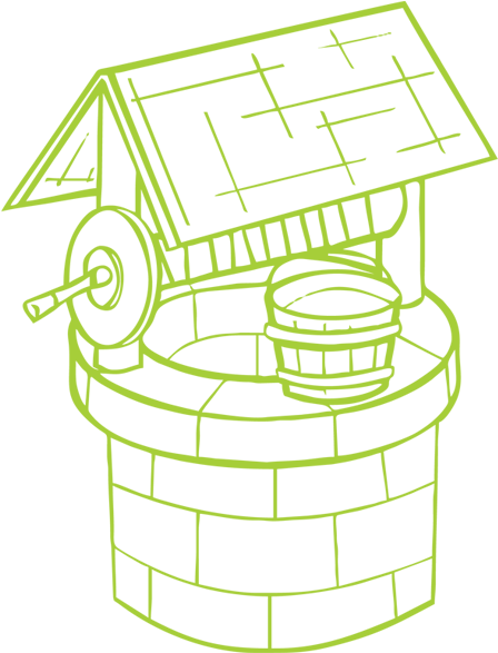 Water Wells - Well Clip Art Black And White (700x635), Png Download