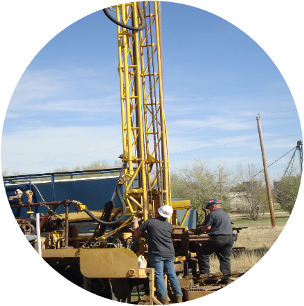 Hobbs Mechanical Offers Water Well Drilling Including - Construction (439x442), Png Download