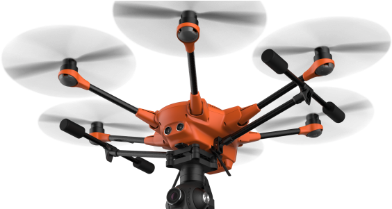 Yuneec H520 Commercial Drone Uav - Yuneec H520 Drone (640x300), Png Download