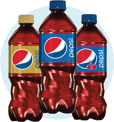 Pepsi Club Product Showcase - Pepsi Caffeine Free Soda - 20 Fl Oz Bottle (450x450), Png Download