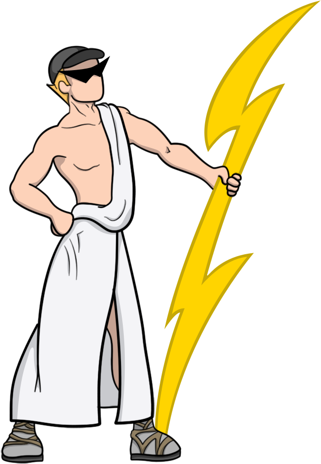 Like Zeus On Mt Brolympus By Nalwonk-d2yo9xb (675x958), Png Download