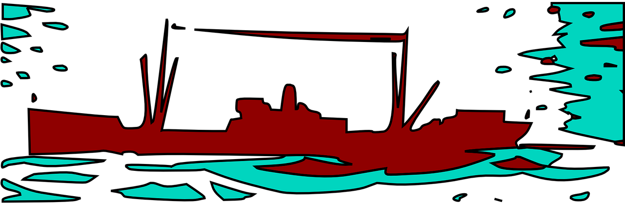 Military Vector Graphics - Ship (1280x640), Png Download