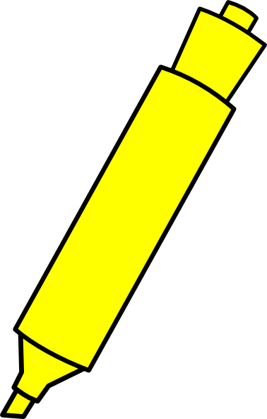 Son Unas Resaltador - Highlighter Clip Art (378x592), Png Download