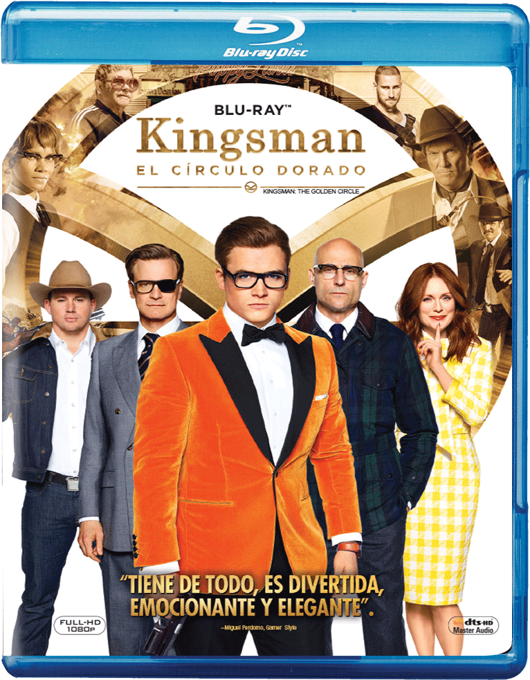 El Circulo Dorado - Kingsman The Golden Circle 2017 Bluray (1000x1000), Png Download