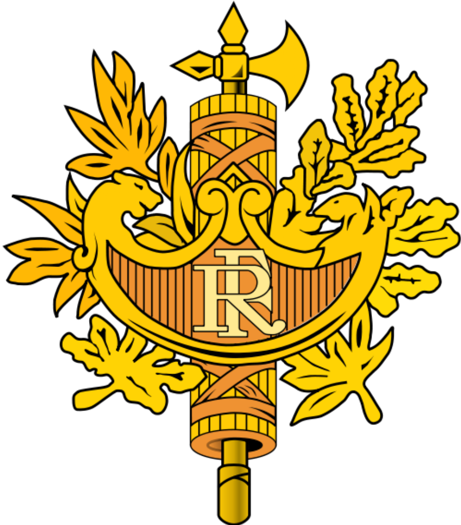 Utiles - - National Emblem Of France (926x1054), Png Download