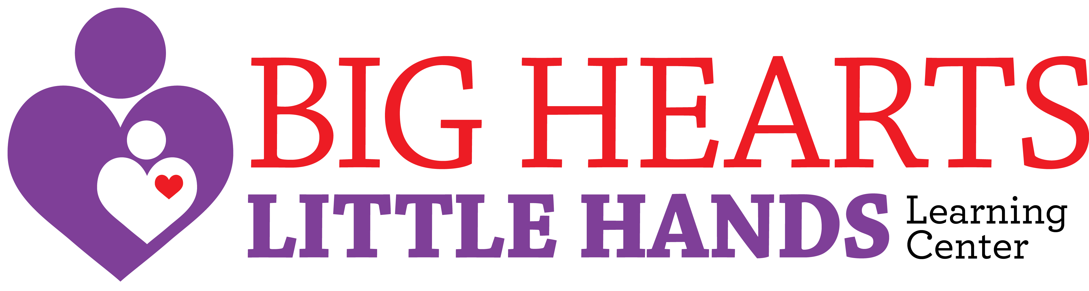 Big Hearts Little Hands (4486x1298), Png Download