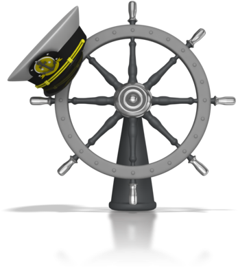 Ship Steering Wheel Png (400x400), Png Download