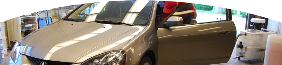 A Young Man Cleaning The Interior Of A Clean Car - Car (917x212), Png Download