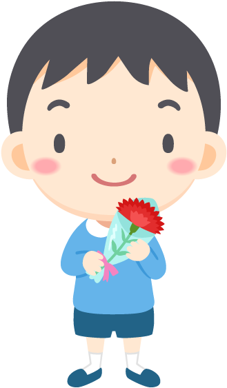 Japanese Mother's Day Boy Carnation Free Png And Vector - Children's Day (640x640), Png Download