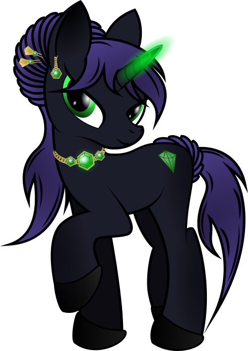 Mlp Emerald (500x709), Png Download