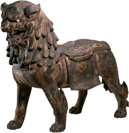 Mount For The Buddhist Deity Monju</em> - Sculpture (720x594), Png Download