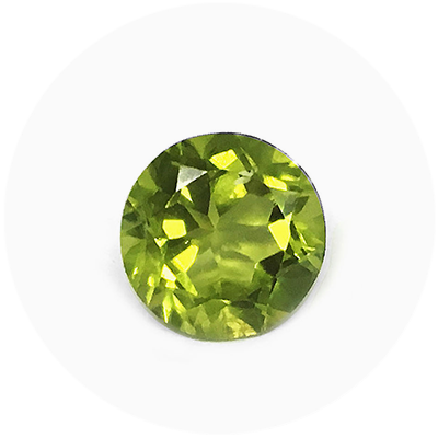 August Peridot - Diamond (400x400), Png Download