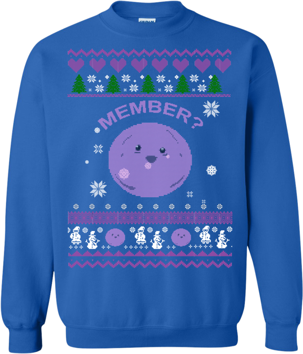 Image 273 Member Berries Members Christmas Sweater - Furry Christmas Sweater (1155x1155), Png Download