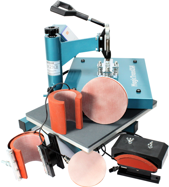 Combo Heat Press - Heat Press (600x637), Png Download