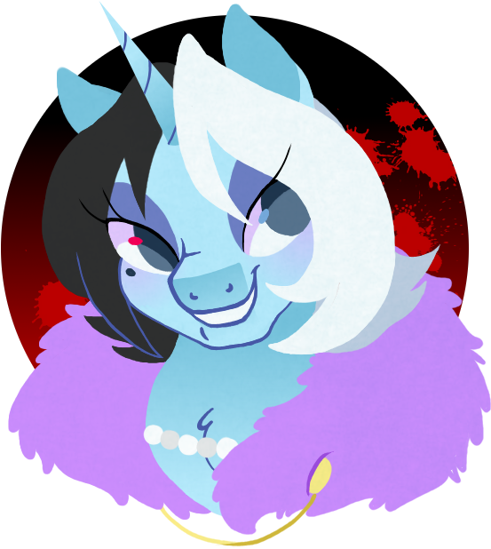 Yokokinawa, Blood, Bust, Female, Jewelry, Mare, Mole, - Illustration (700x700), Png Download