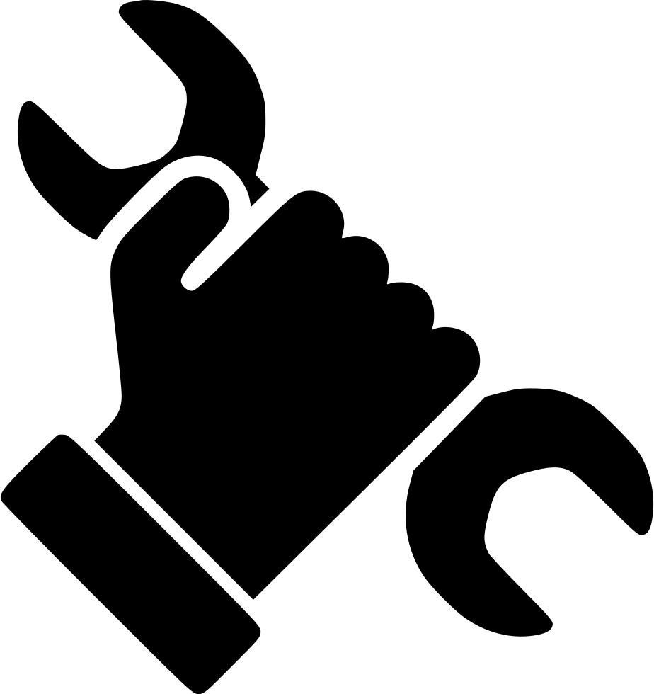 Settings Tools Work Service Repair Maintenance Wrench - Tool (924x980), Png Download