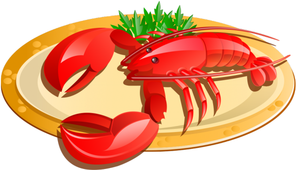 Lobster Clipart Lobster Food - American Plate: A Culinary History In 100 Bites [book] (640x480), Png Download