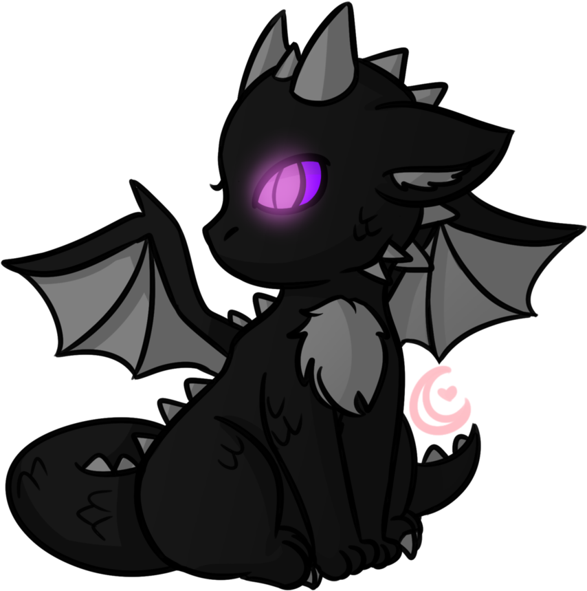 Minecraft Chibi Ender Dragon (882x905), Png Download