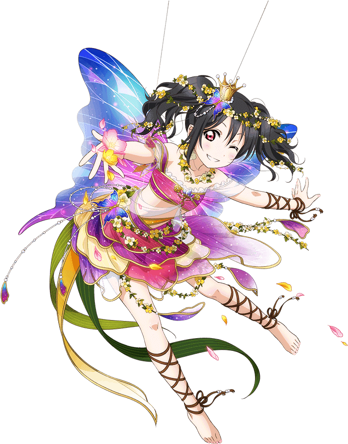 Nico Yazawa Cosplay Love Live Lovelive Flower Fairies (1024x1024), Png Download