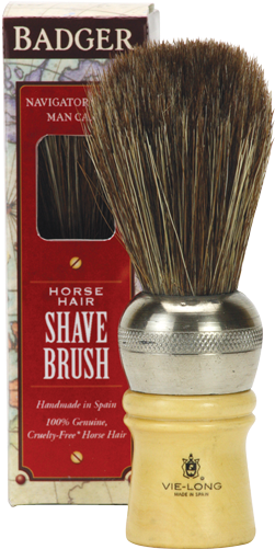 Vie-long Cachurro Horse Hair Shaving Brush - Badger Balms - After-shave Face Oil - Navigator Class (500x500), Png Download