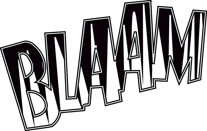 Este Gráficos Es Blaam Sobre Comic, Ruido, Sonido, - Clip Art (800x507), Png Download