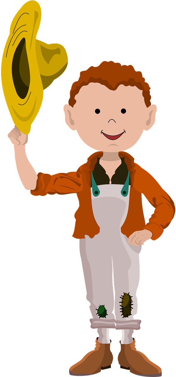 Hola A Todos Mi Nombre Es Edgardo Y Tengo 35 Años, - Village Boy Cartoon (640x1280), Png Download