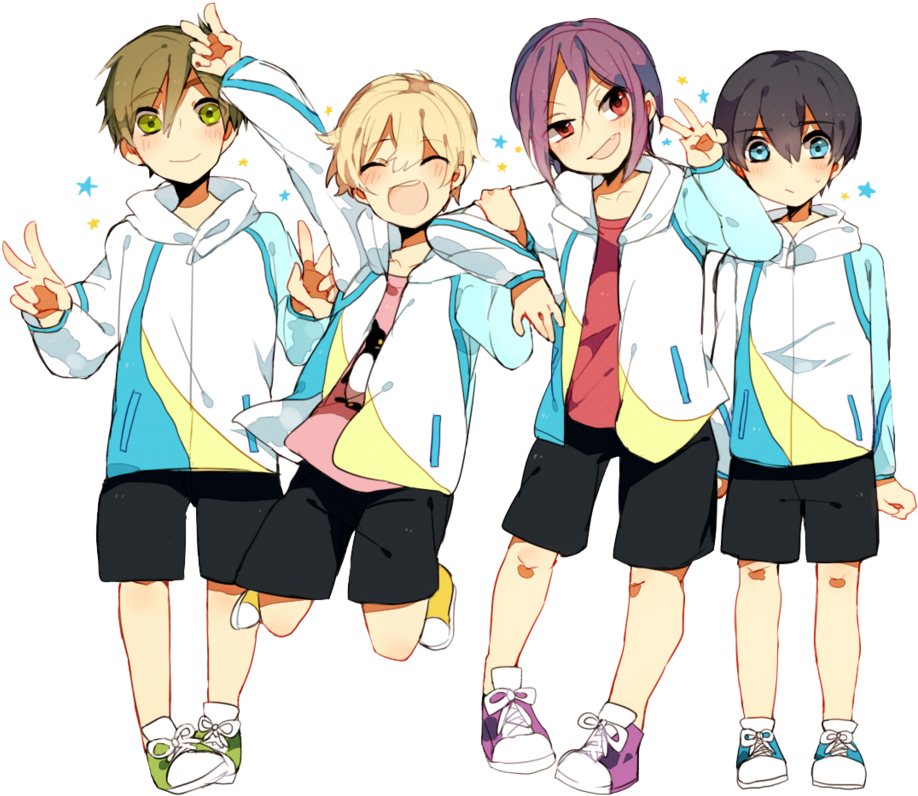 Free Iwatobi Kids (1024x853), Png Download