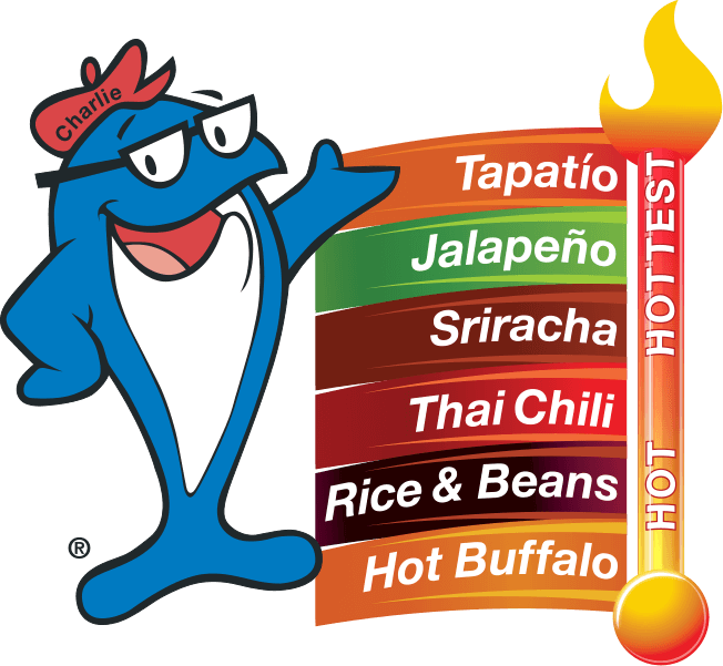 Charlie Heat Scale - Charlie The Tuna (652x601), Png Download