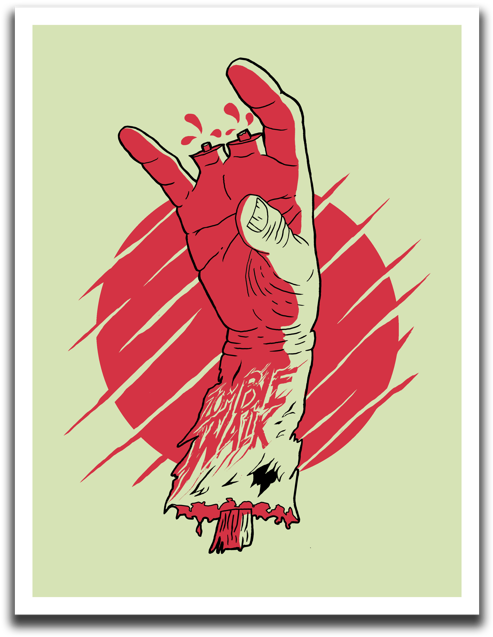 Zombie Walk '14 By Ocho - Zombie Walk (600x772), Png Download