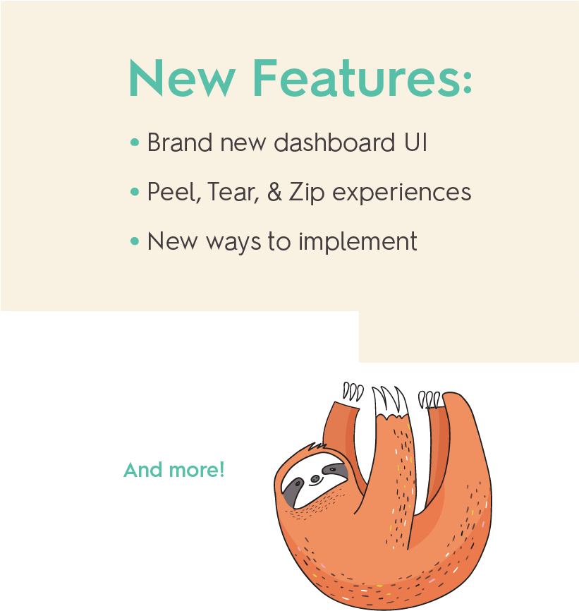 Please Finish Interacting With The Experience To Print - My Big Fat Journal Notebook Cute Sloth Hanging From (900x900), Png Download