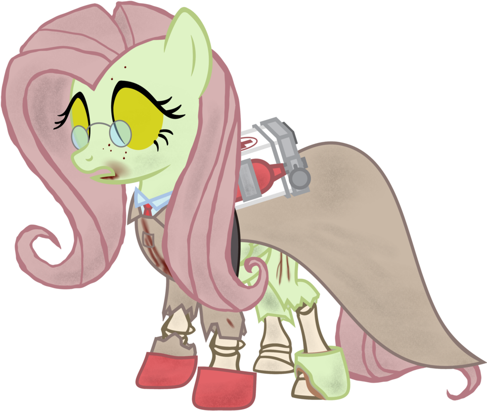 Medic, Simple Background, Solo, Team Fortress 2, Transparent - De My Little Pony Fluttershy Zombie (972x822), Png Download