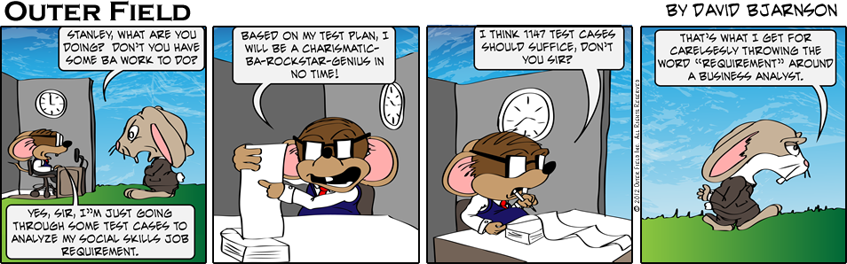 Business Analyst Comic Strip (954x298), Png Download