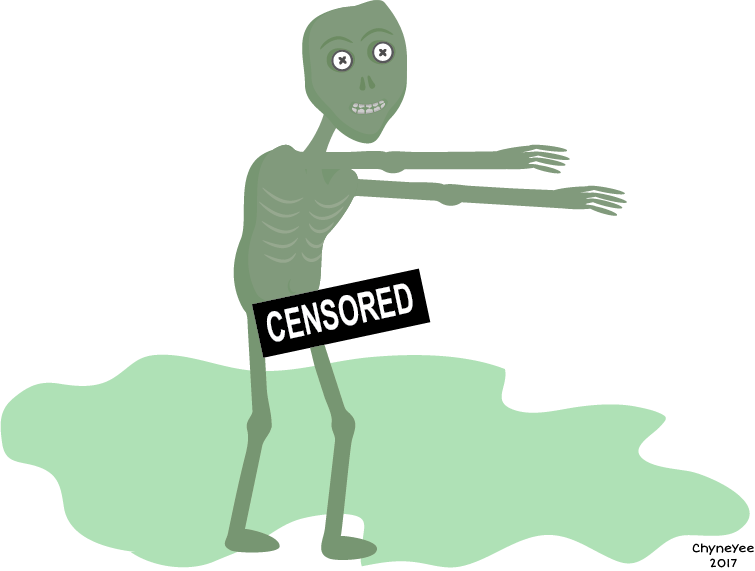 Cheeky Zombie Https - Bf München (755x571), Png Download