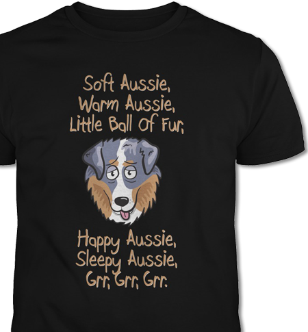Australian Shepherd T-shirt Of The Month - Companion Dog (450x485), Png Download