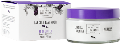Larch & Lavendar - Scottish Fine Soaps Larch & Lavender Body Butter (400x400), Png Download