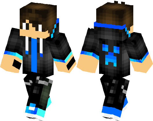Skin Minecraft Gamer Boy (528x418), Png Download