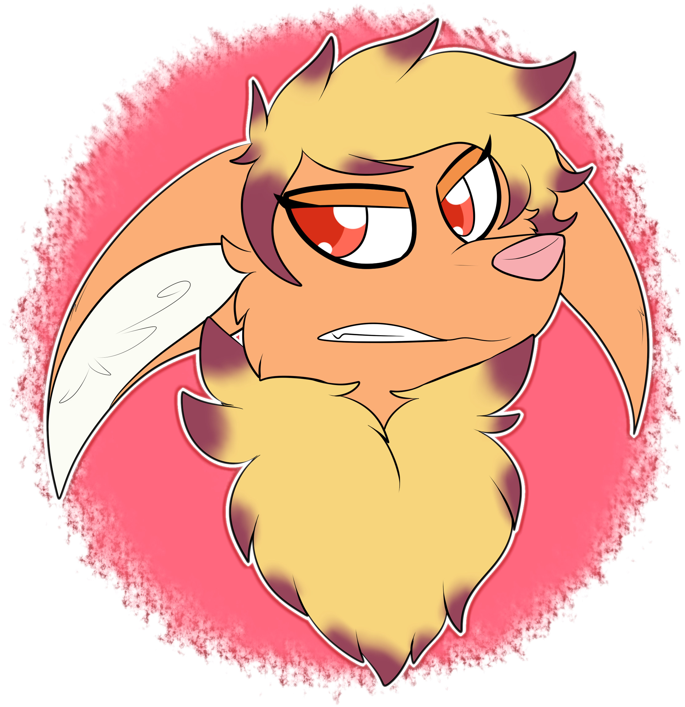 Angry Girl Co - Cartoon (2260x2309), Png Download