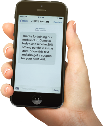 Live Demo - Smartphone Sms Png (412x504), Png Download