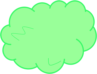 Mint Cloud - Island (397x303), Png Download