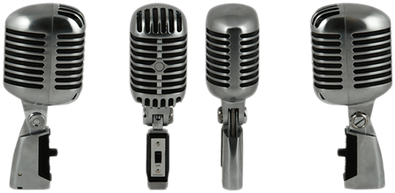 Penteo Films Voice Acting Course At Our Voice Over - Old Fashioned Microphone (762x300), Png Download