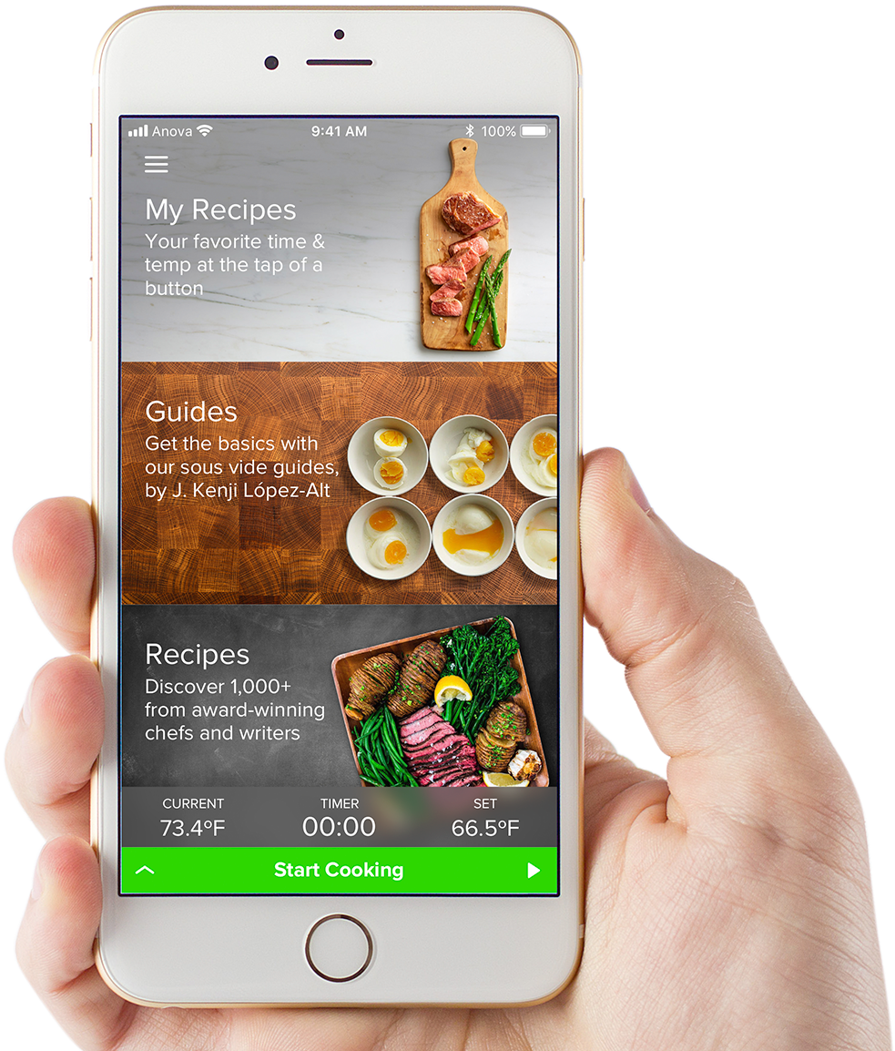 Anova Sous Vide Ios App - Anova Wifi Electric Slow Cooker, Black/silver (1250x1200), Png Download