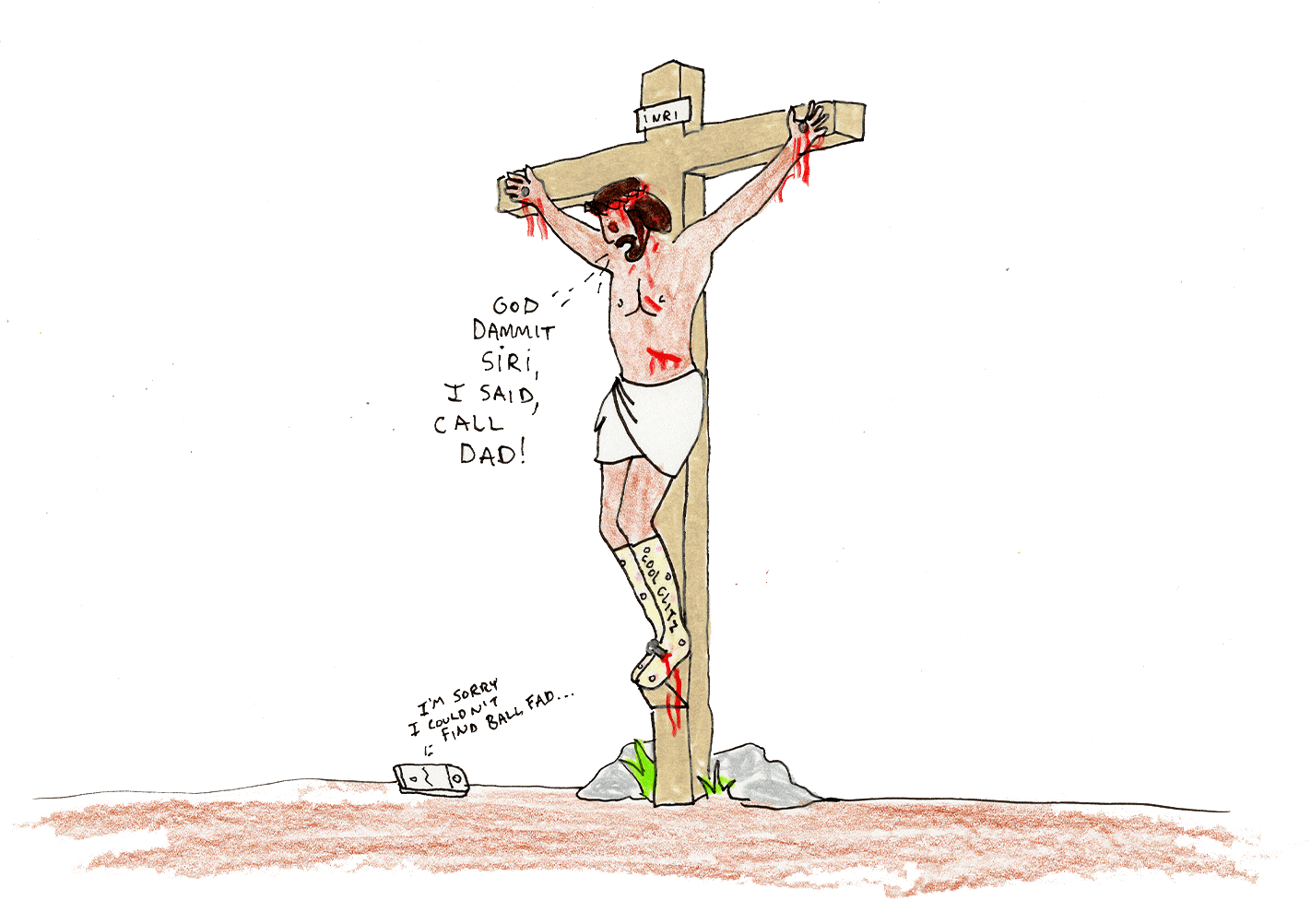 Untitled By Porous-walker - Crucifix (1422x1002), Png Download