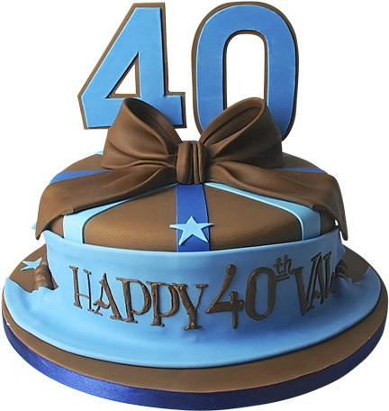 40 Birthday Cake Ideas - 40 Birthday Cake Ideas For Him (500x500), Png Download