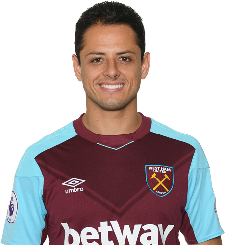 Chicharito Png - Javier Hernandez West Ham Png (500x500), Png Download